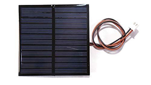 SOLAR PANEL 6V 100MA MINI wire attached with solar for DIY Square shape (70x70x3 mm) 