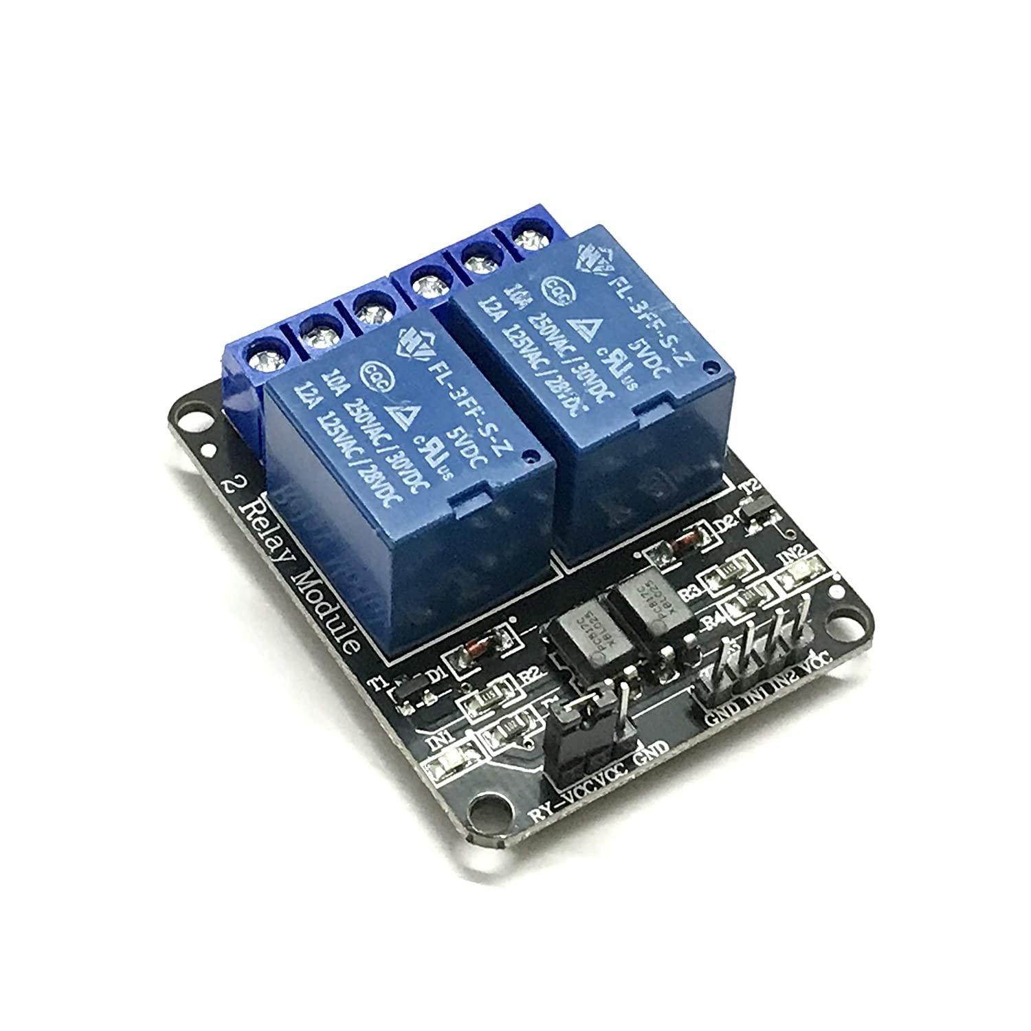 2 Channel/Road 5v Relay Module | Isolated Channels 